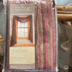 Window scarf, valance